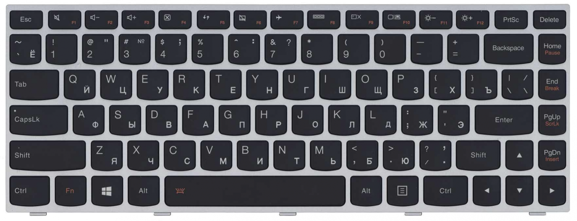 Клавиатура Lenovo IdeaPad Flex G40-70 OEM