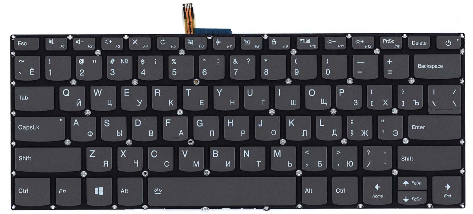 Клавиатура Lenovo 320-14IKB с подсветкой, OEM