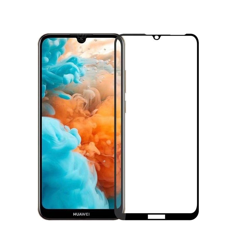Защитное стекло 5D во весь экран Huawei Y7 2019