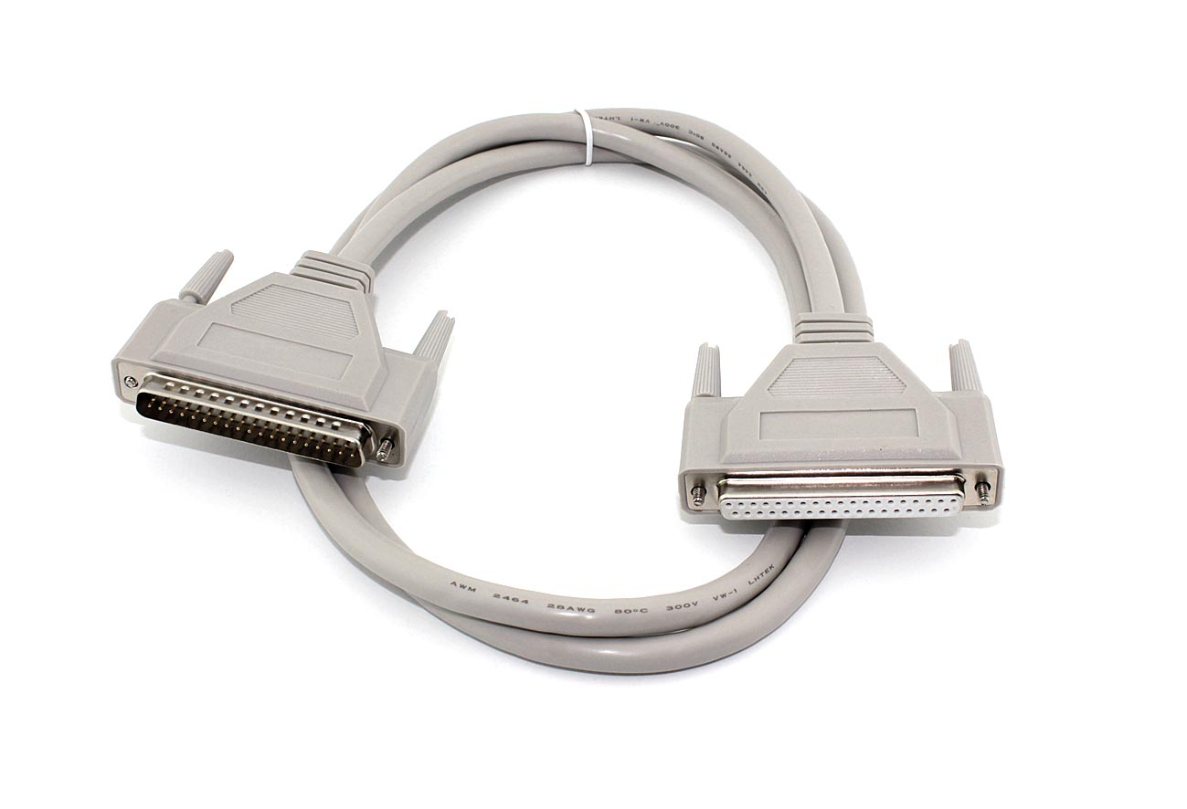 Кабель с разъёмами DB37 мама-папа 1,5 м