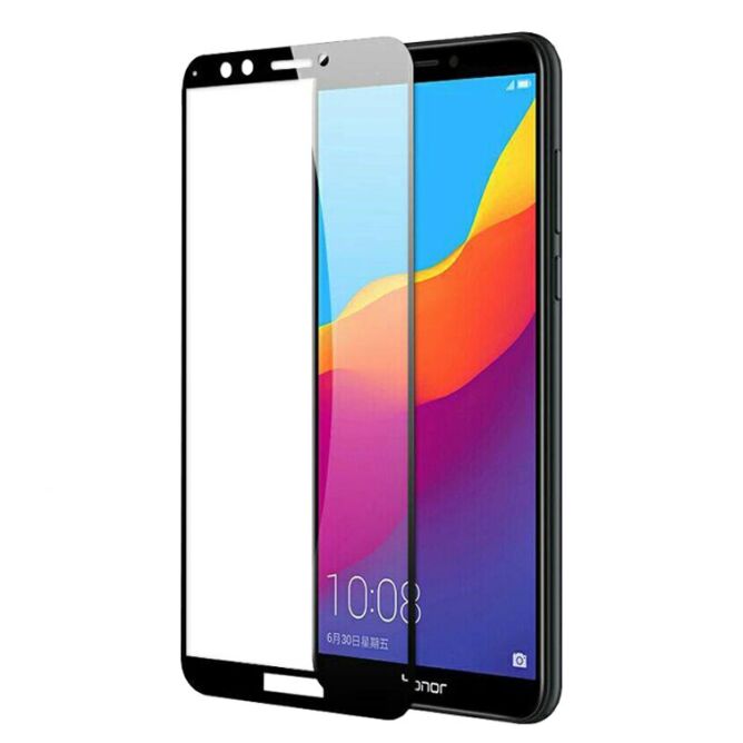 Защитное стекло 5D во весь экран Huawei Y7 Prime 2018/Honor 7c Pro