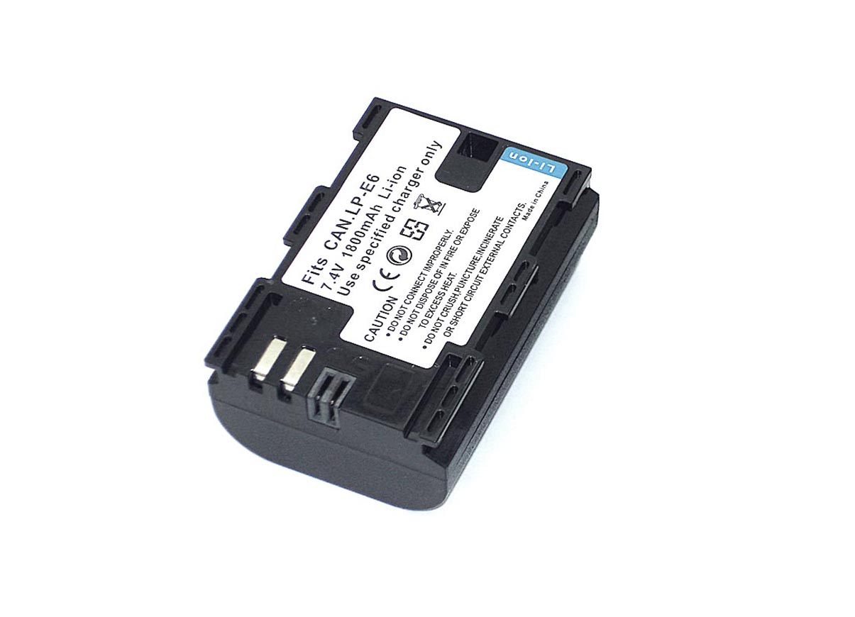 Аккумуляторная батарея для фотоаппарата Canon EOS 5D Mark II (LP-E6) 7.4V 2650mAh