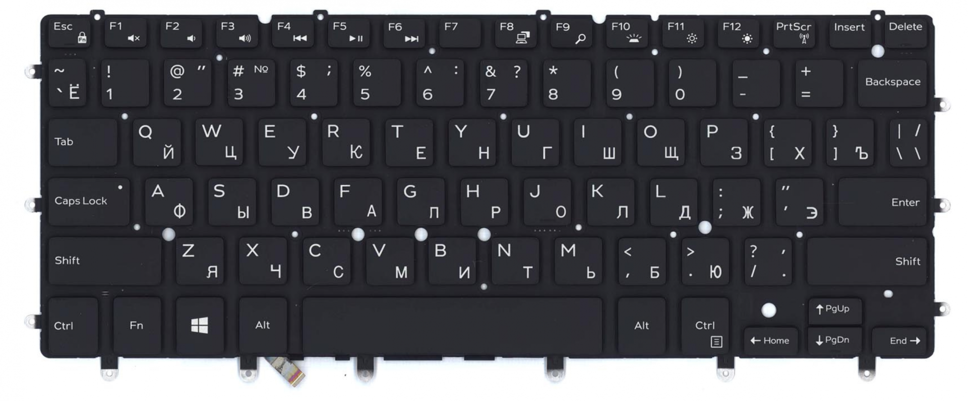 Клавиатура DELL Precision 5530, 5530-2615 с подсветкой, OEM