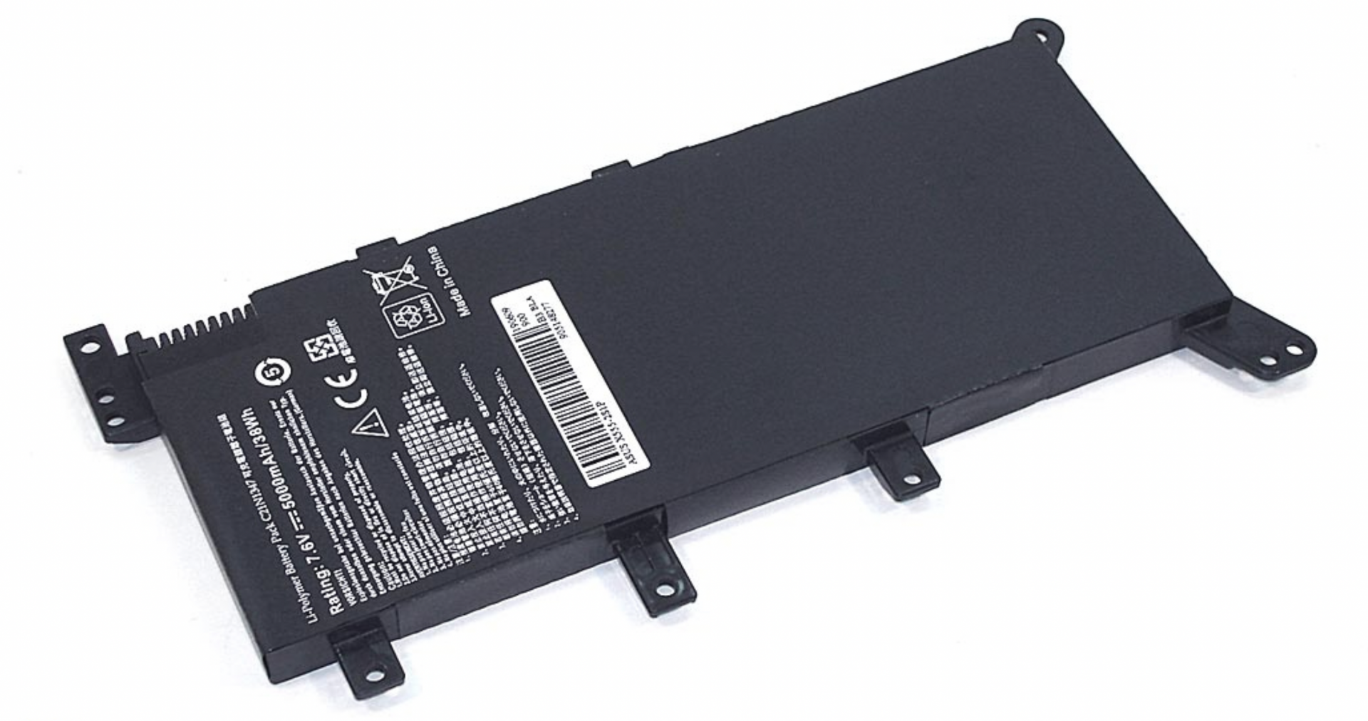 Аккумулятор ASUS X555LN 7.6V, 38Wh, OEM