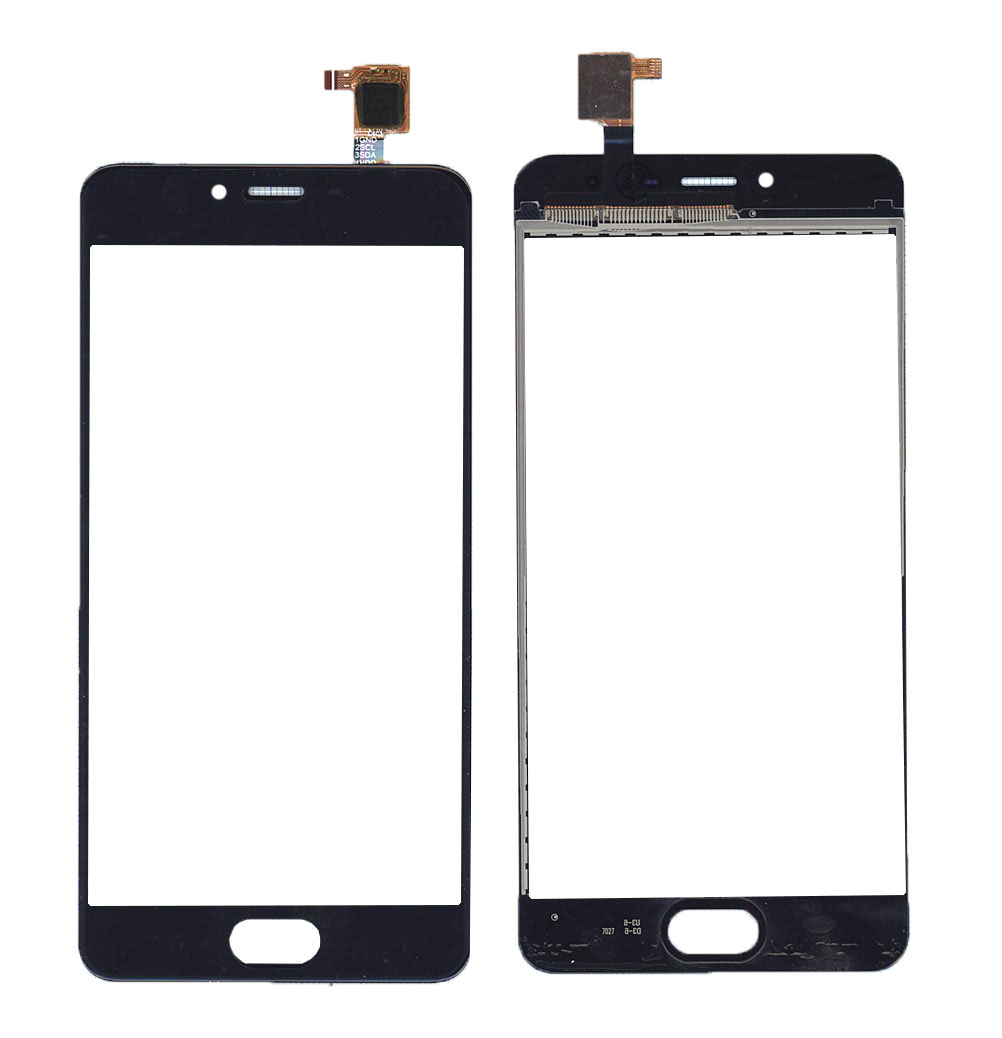 Сенсорное стекло (тачскрин) для Meizu M3S / M3S mini черное