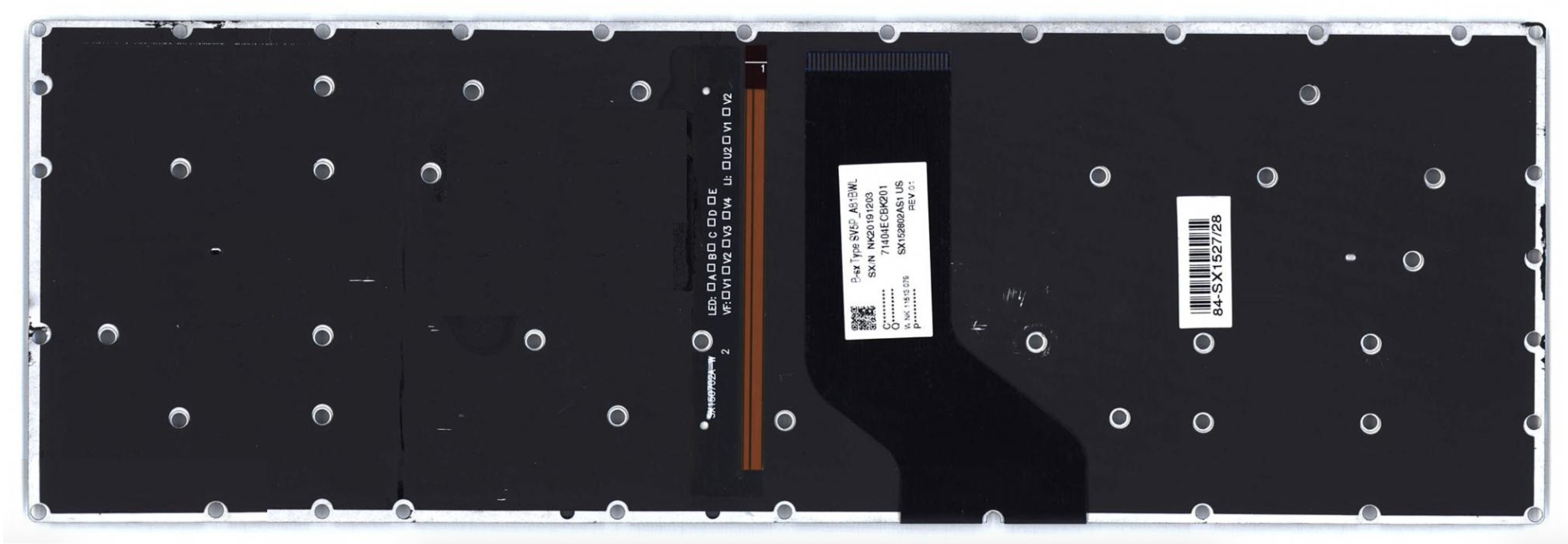 Клавиатура Acer Aspire VN7-593G с подсветкой, OEM