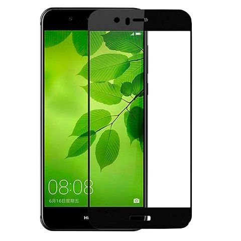 Защитное стекло во весь экран Huawei Nova 2 Plus черное, OEM