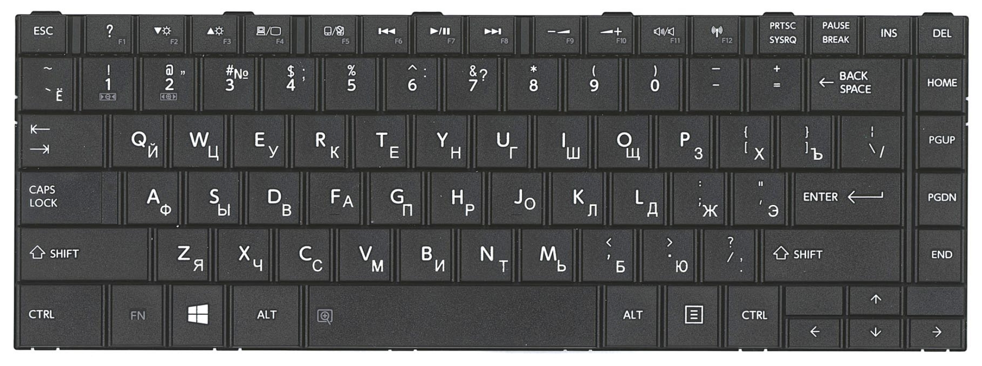 Клавиатура Toshiba Satellite L830 OEM