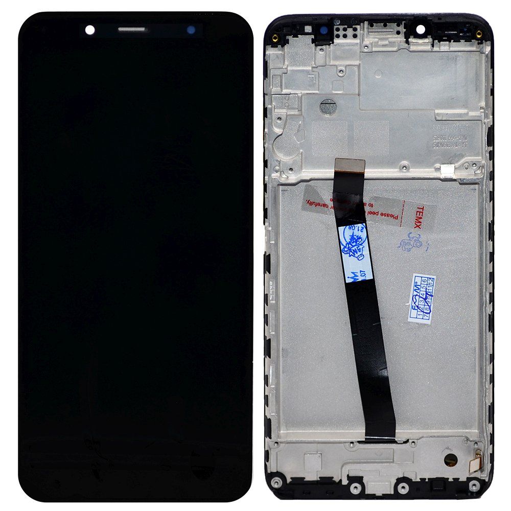 Дисплей Xiaomi Redmi 7A + тачскрин черный + рамка  orig Factory