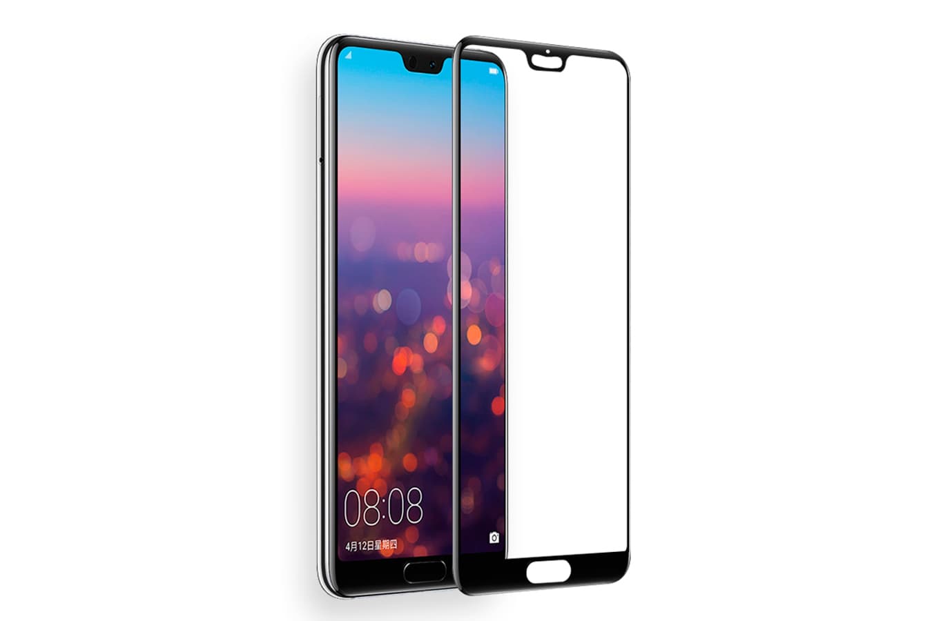 Защитное стекло 5D во весь экран Huawei P20