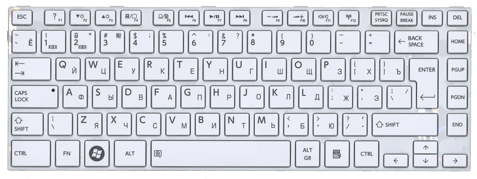 Клавиатура Toshiba Satellite M800 OEM