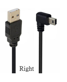 Кабель USB  Type A на Mini USB угол вправо 0,25 м