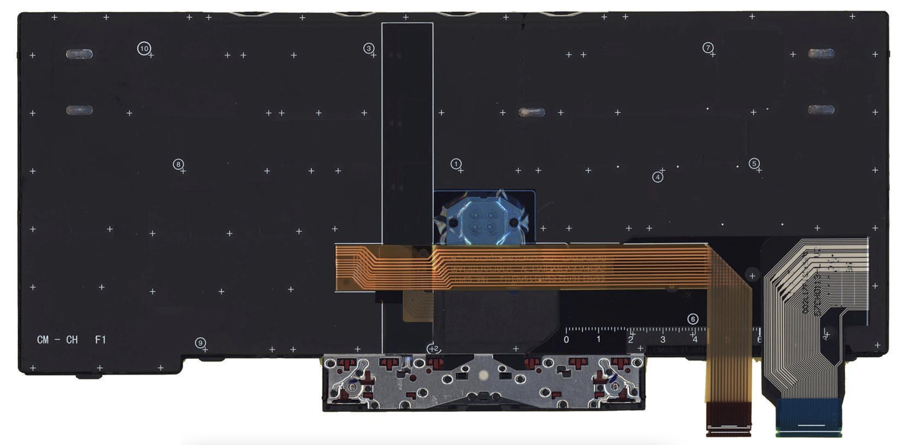 Клавиатура Lenovo ThinkPad X280 (20KF002URT) с подсветкой, с указателем, OEM