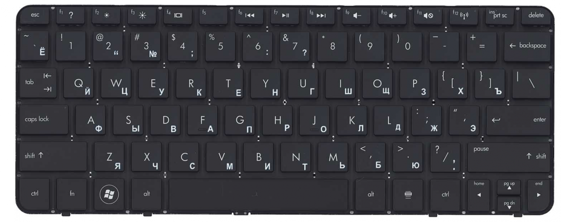 Клавиатура HP Compaq Mini 210-3000 OEM