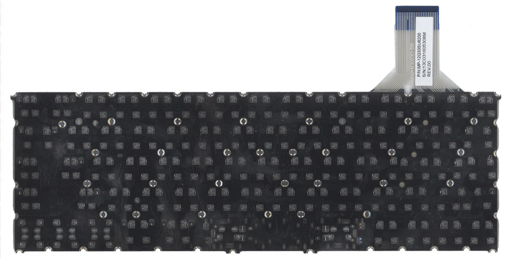 Клавиатура Acer Aspire P3-131 серебристая, OEM