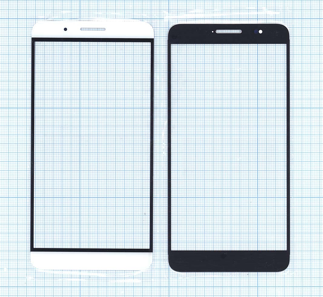 Стекло для Huawei ShotX / Honor 7i белое