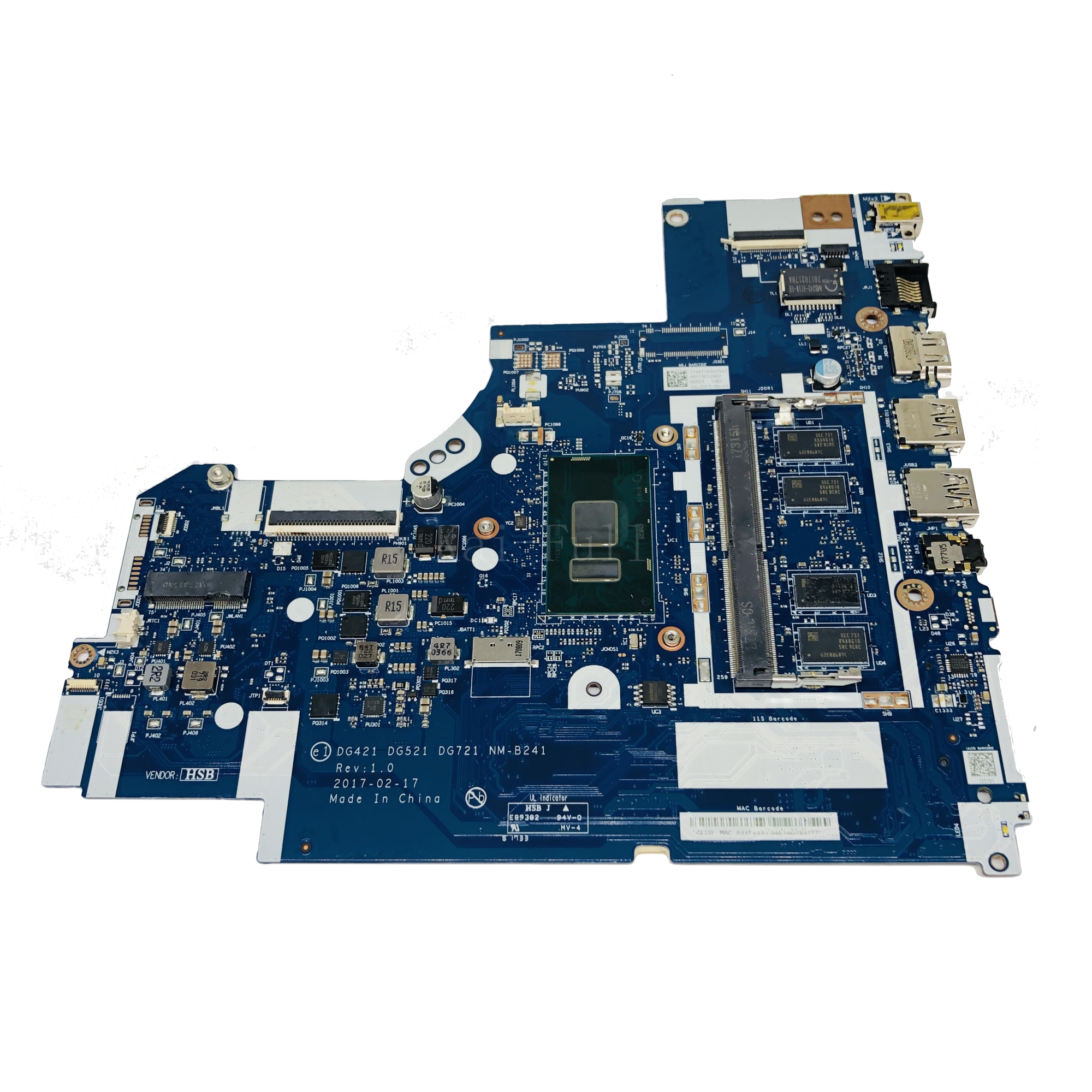 Материнская плата Lenovo IdeaPad 320-17IKB (на запчасти)