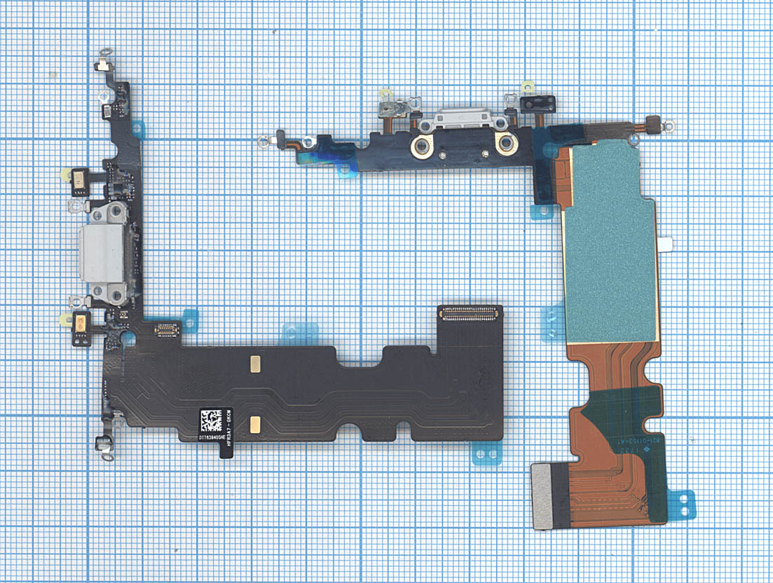 Шлейф разъема питания для iPhone 8 Plus белый