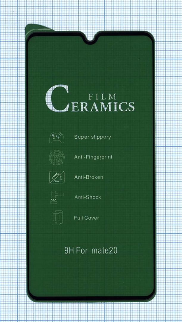 Керамическая пленка (стекло) для Huawei Mate 20 черная