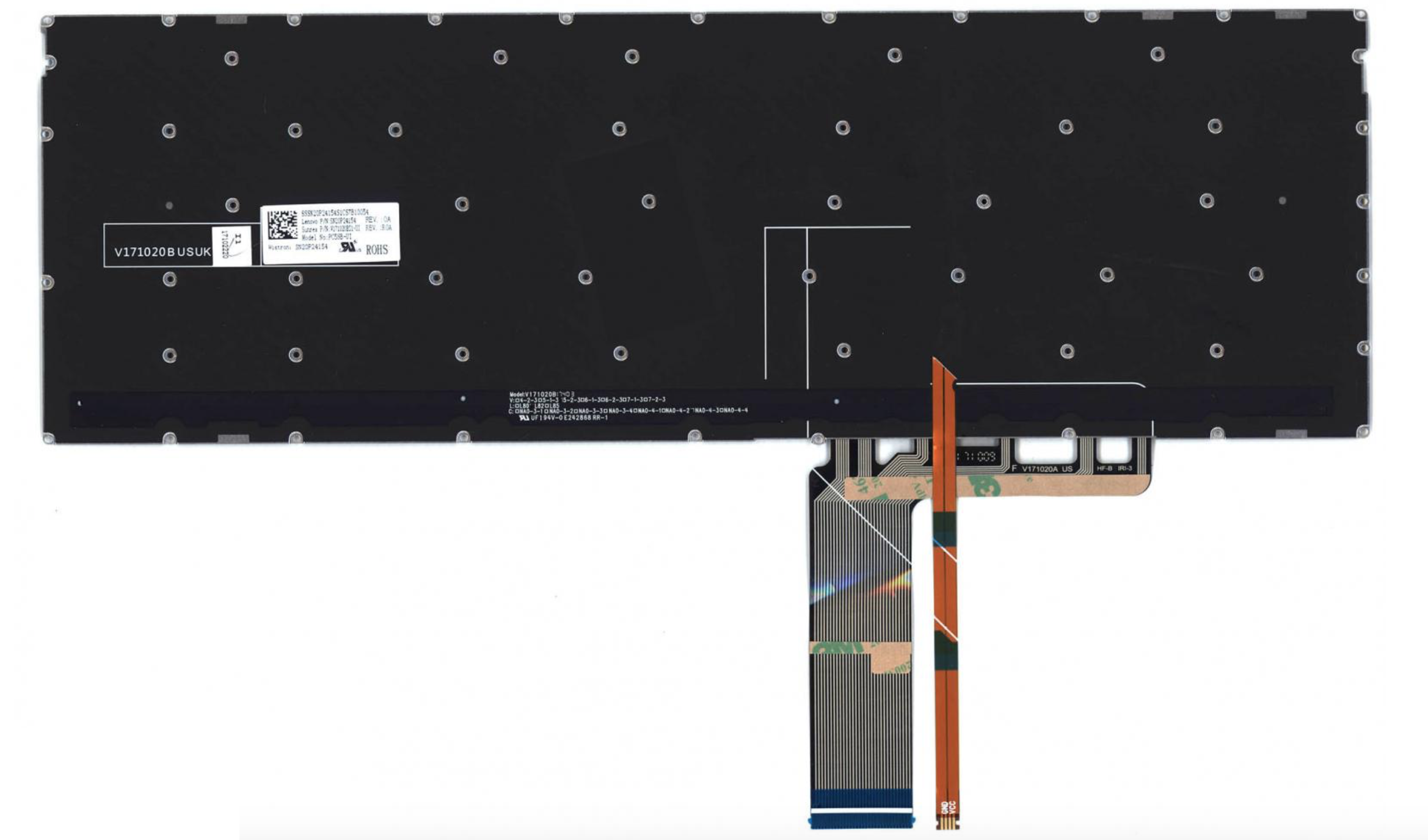 Клавиатура Lenovo Ideapad S540-15IML с подсветкой, OEM