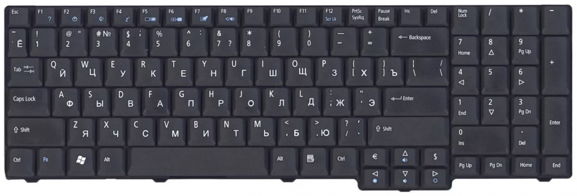 Клавиатура Acer Extensa 7230E OEM