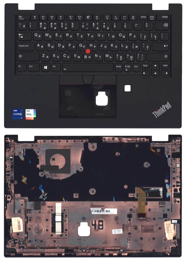 Клавиатура для Lenovo ThinkPad L13 Gen 2 топкейс