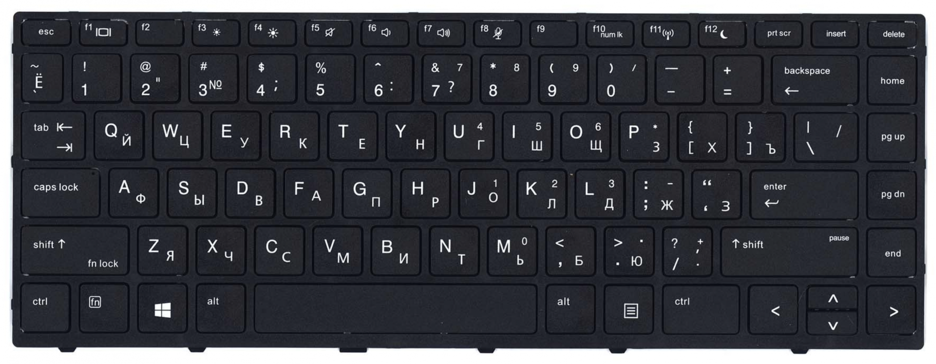 Клавиатура HP Probook 430 G5 без подсветки, OEM