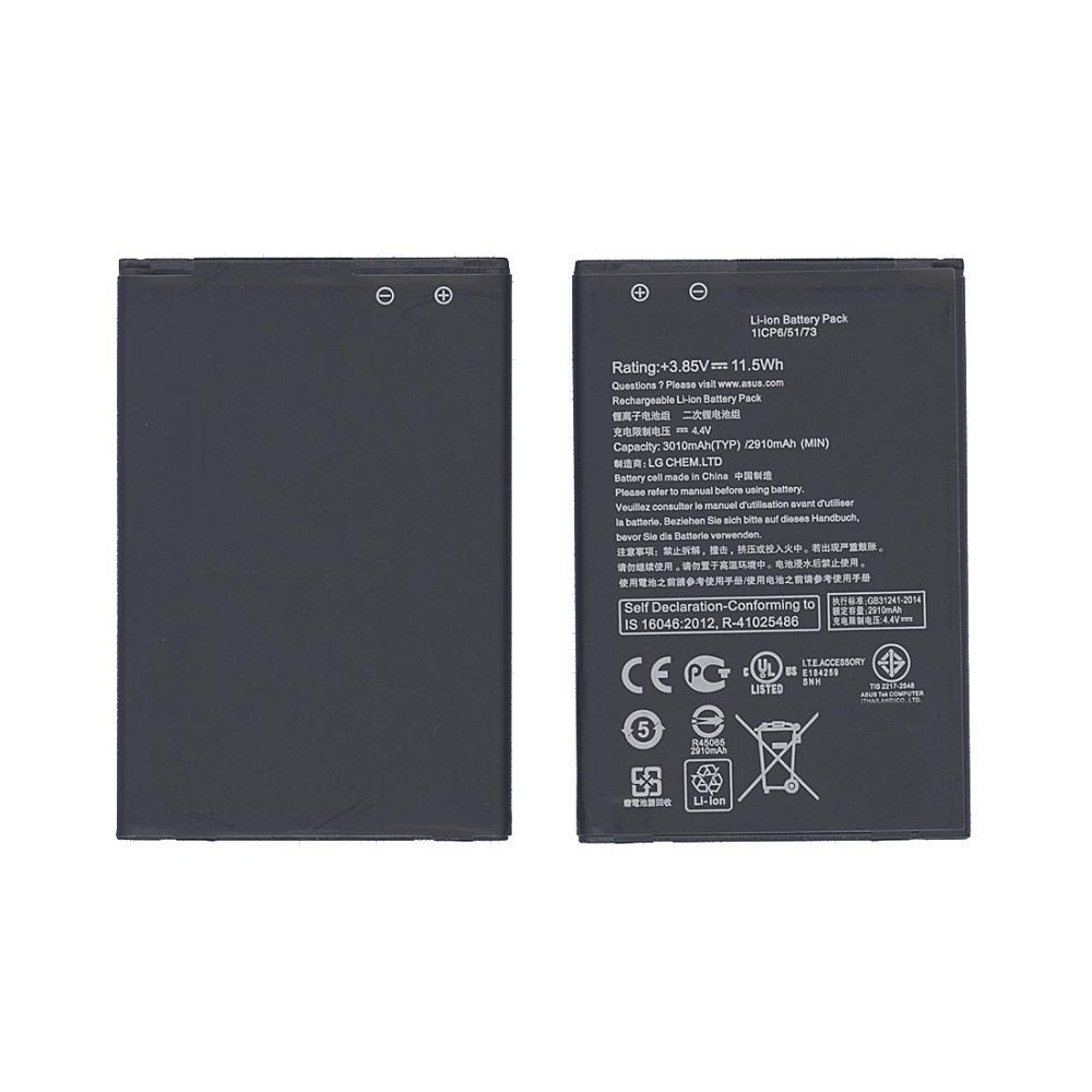 Аккумуляторная батарея B11Bj9c, B11P1510 для Asus Zenfone Go TV 3000mAh / 11.40Wh 3,8V