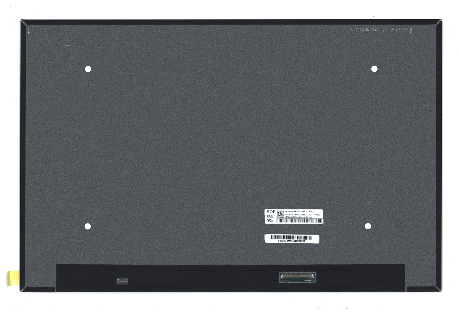 Матрица NE160QDM-NYC