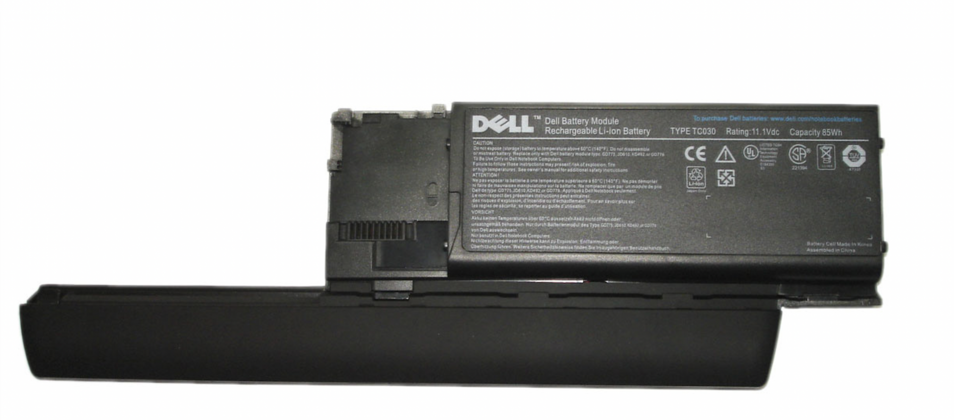 Аккумулятор DELL Latitude D620 11.1V, 7200mAh, Original