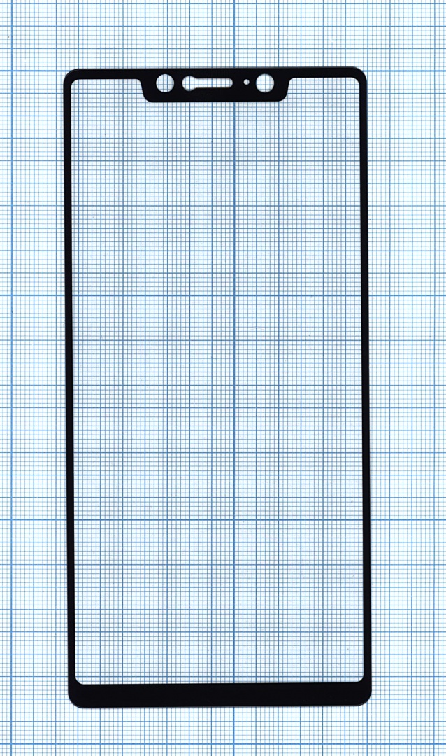 Защитное стекло "Полное покрытие" для Xiaomi Mi8 SE черное