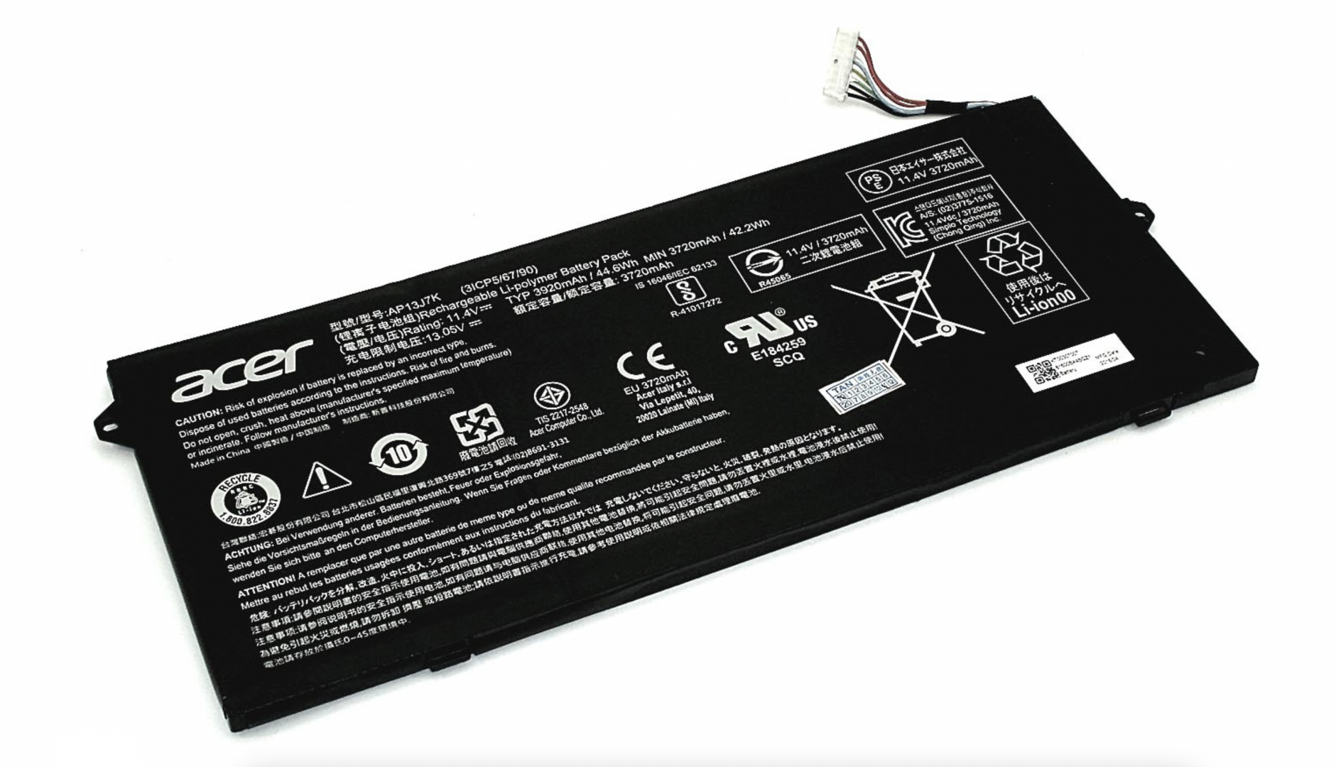 Аккумулятор Acer ChromeBook C740 11.4V, 3920mAh, Original