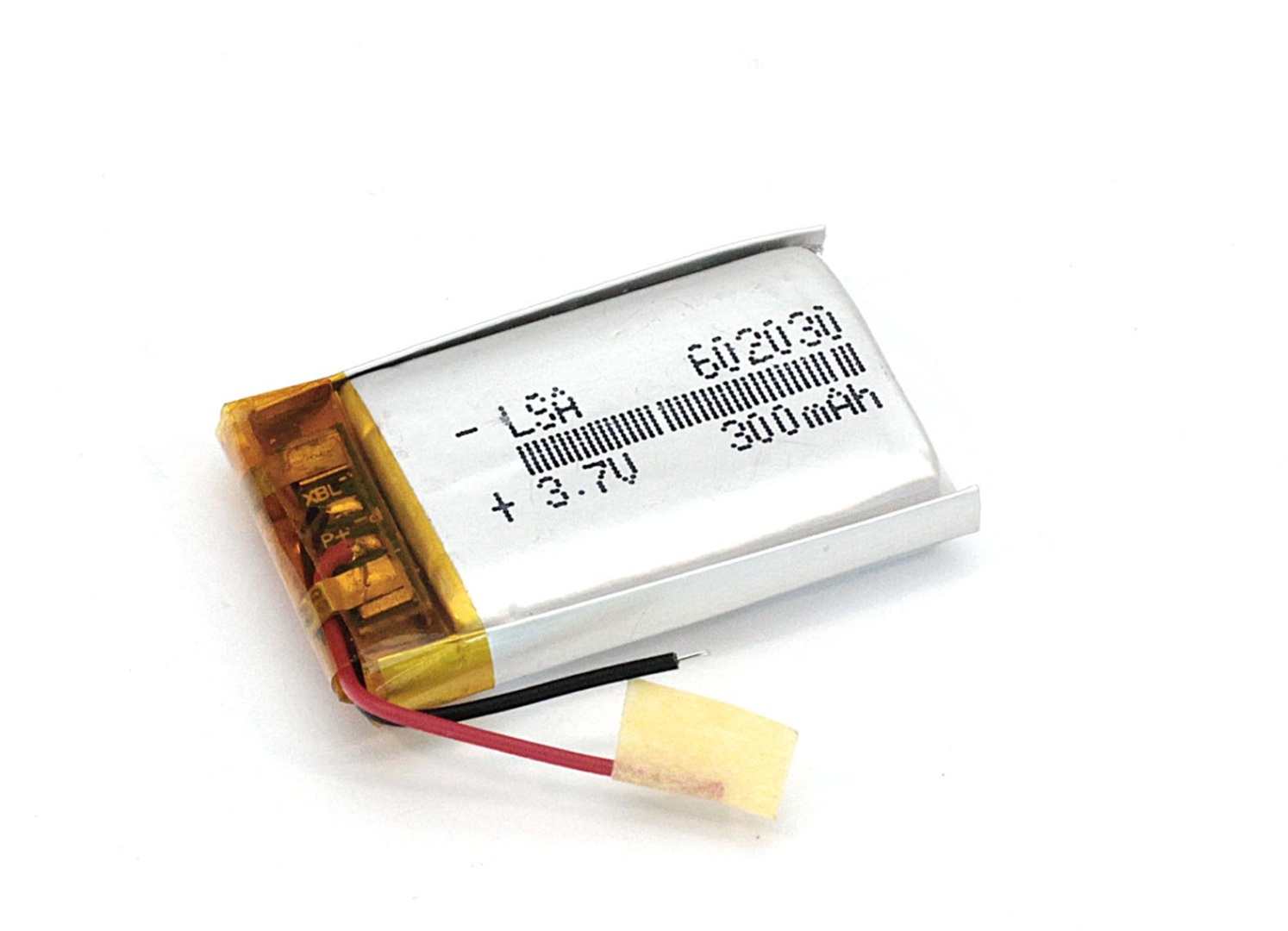 Аккумулятор Li-Pol (батарея) 6*20*30мм 2pin 3.7V/300mAh