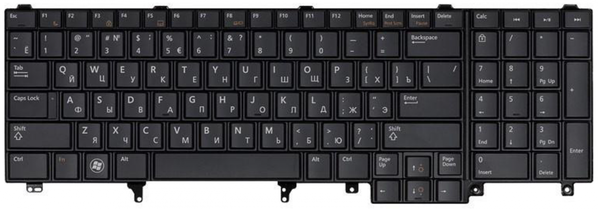 Клавиатура DELL Latitude E6540 OEM