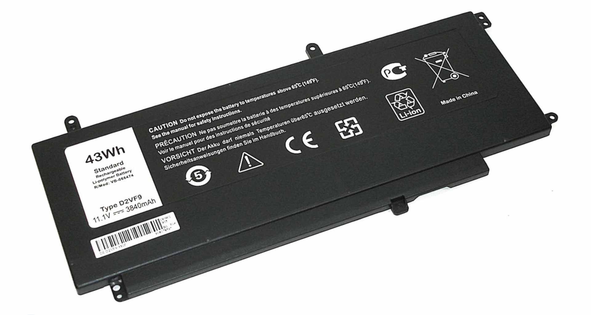 Аккумулятор DELL Vostro 5459-5063 11.1V, 3400mAh, OEM