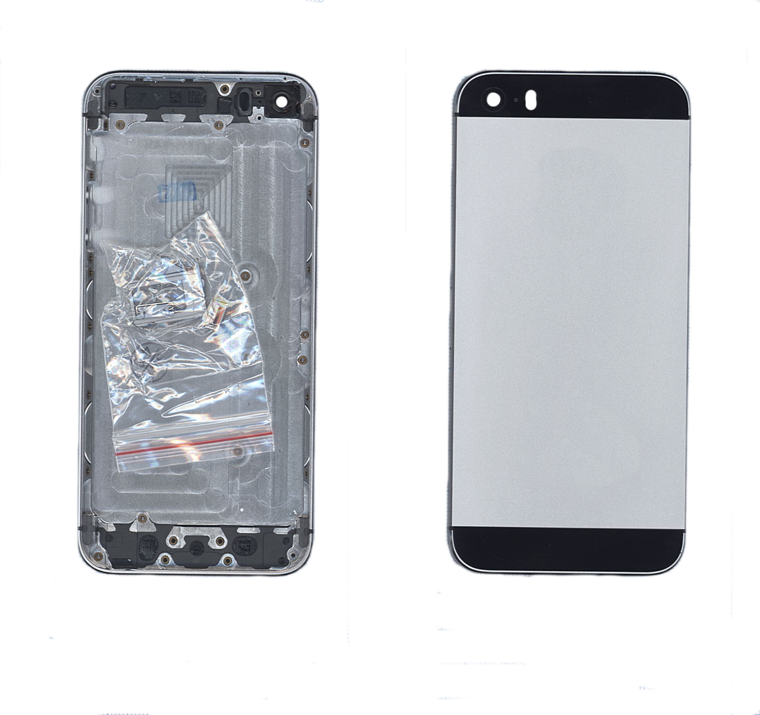 Задняя крышка для iPhone 5S серая
