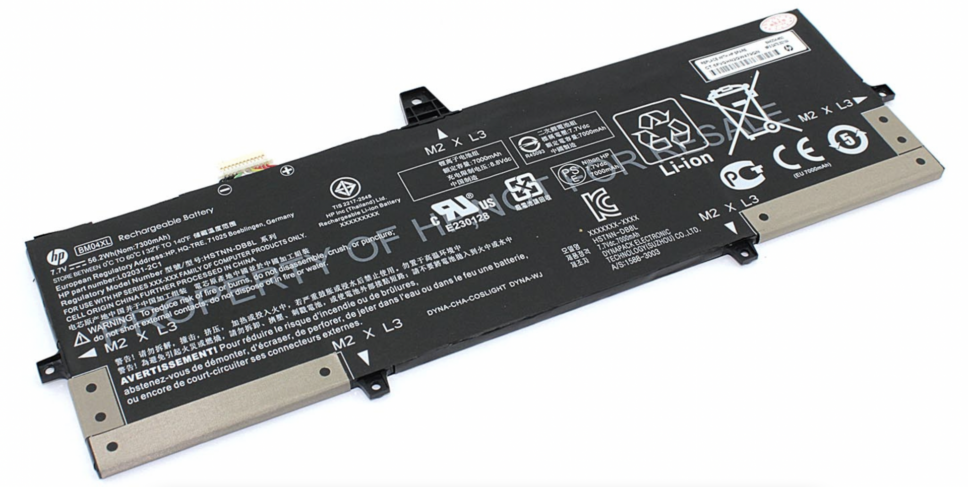 Аккумулятор HP EliteBook x360 1030 G4 7.7V, 7300mAh, Original