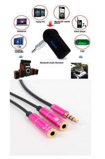 Разетвитель c кабелем 30 см черный