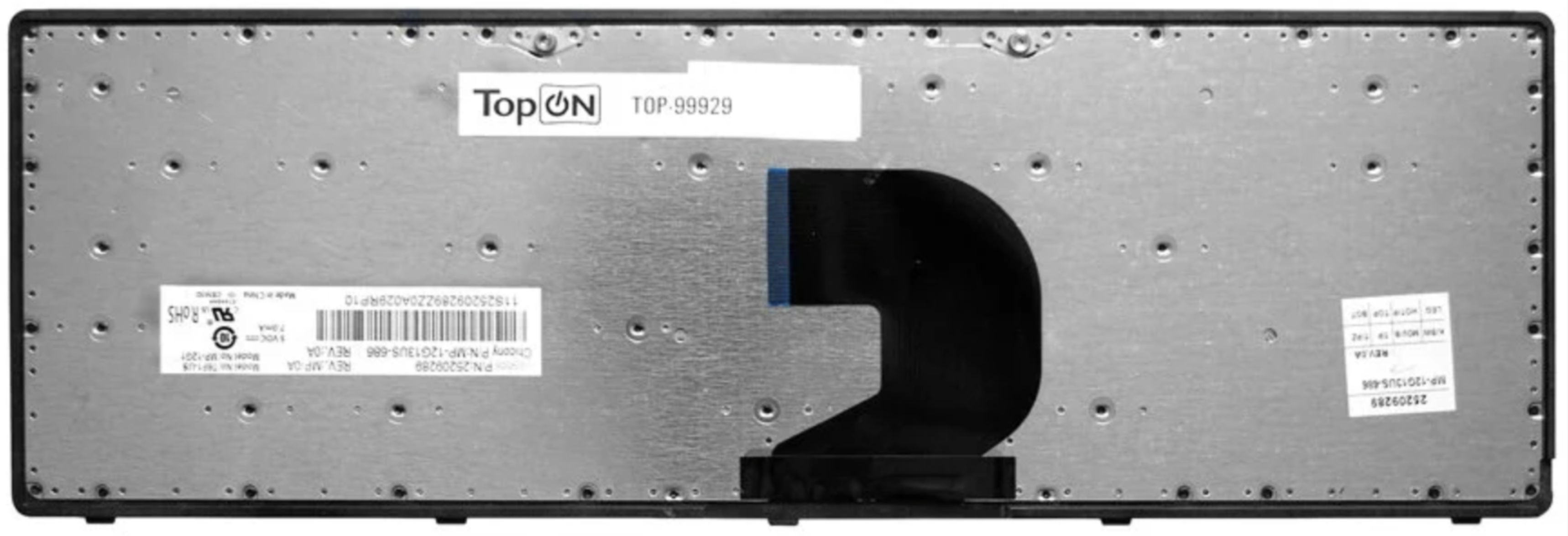 Клавиатура Lenovo IdeaPad Z500 с серой рамкой OEM