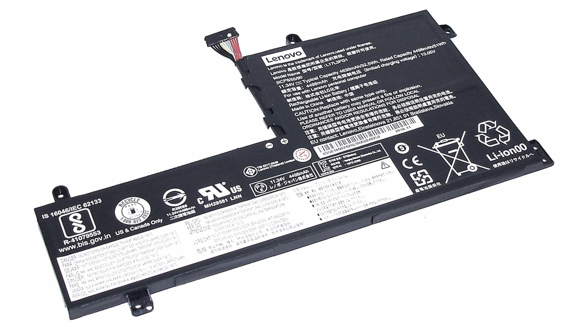 Аккумулятор Lenovo Legion Y740-15ICH 11.52V, 4955mAh, Original