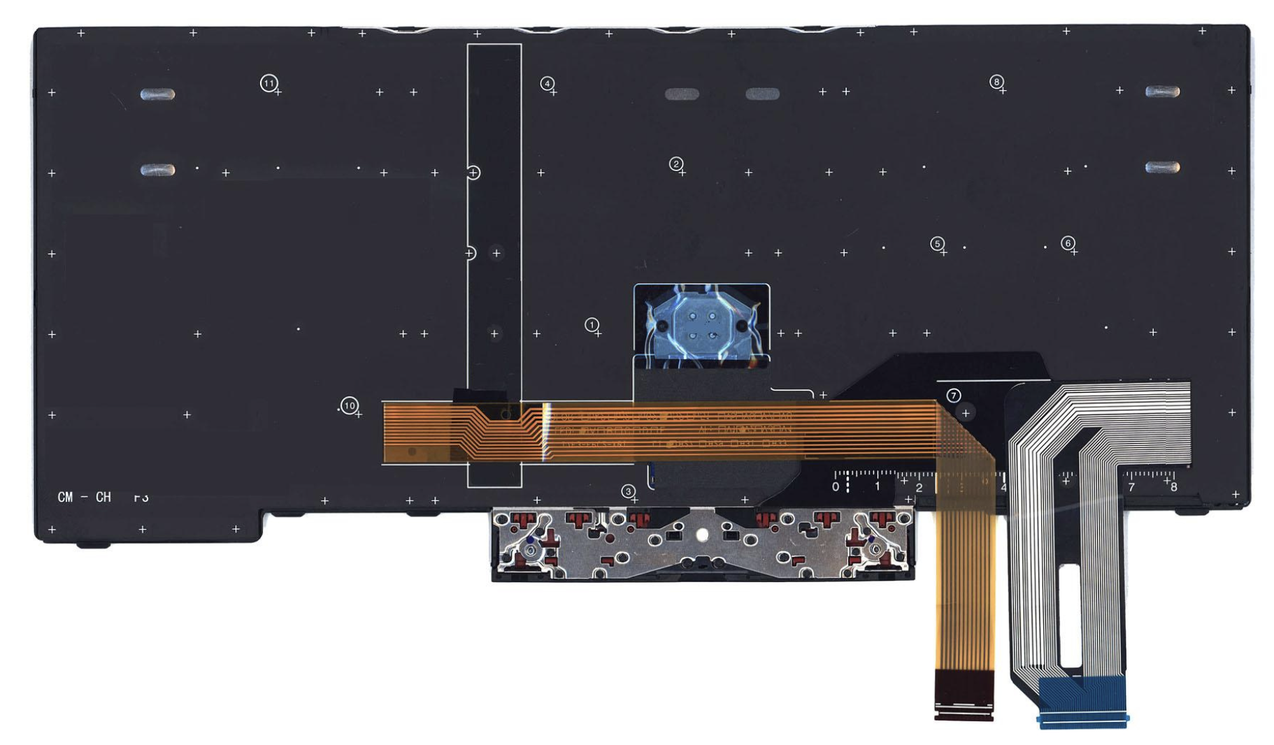 Клавиатура Lenovo ThinkPad E485 с подсветкой, OEM
