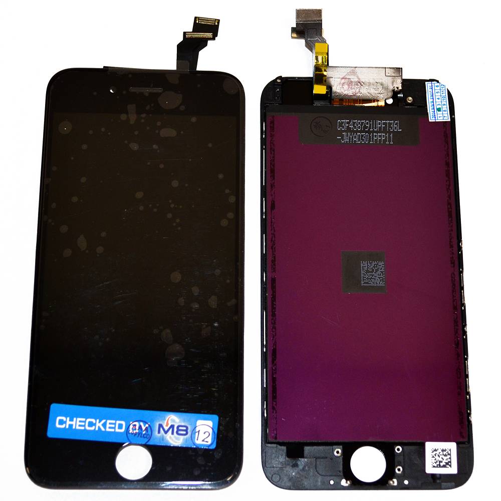 Дисплей iPhone 6 + тачскрин + рамка черный Shenchao