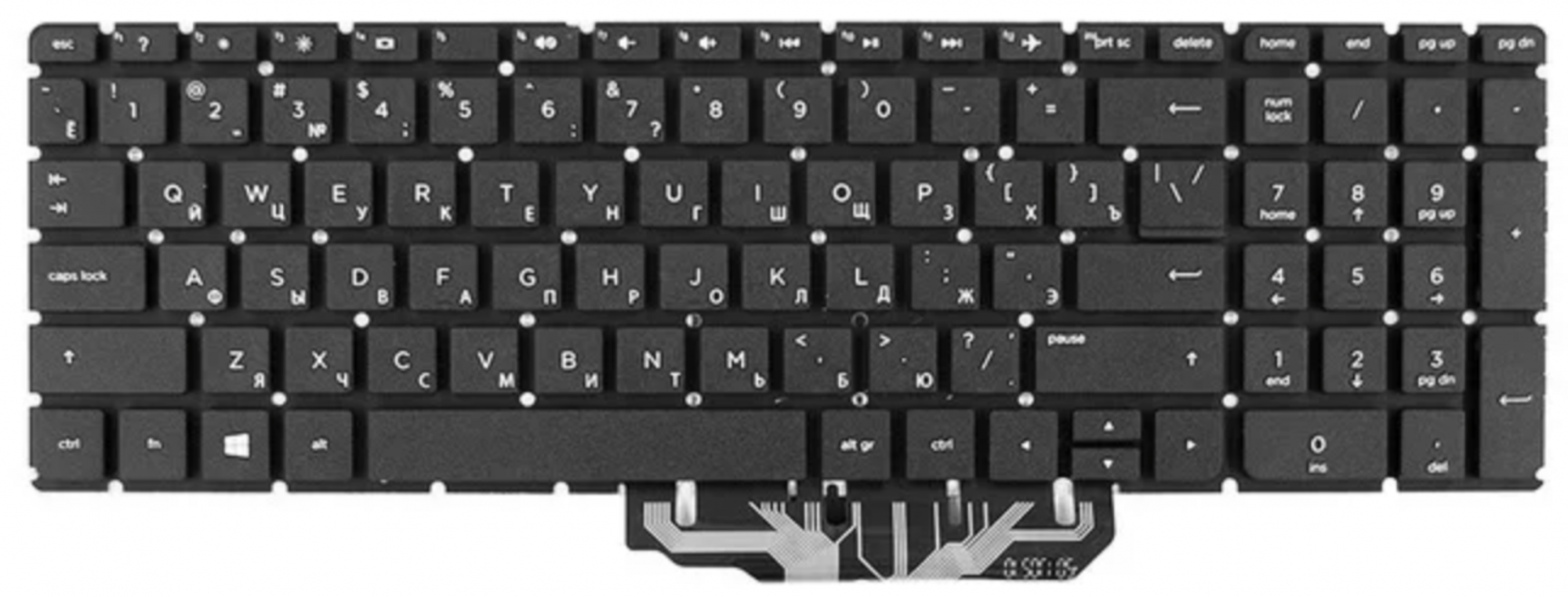 Клавиатура HP Pavilion 255 G4 M9T13EA без рамки, OEM