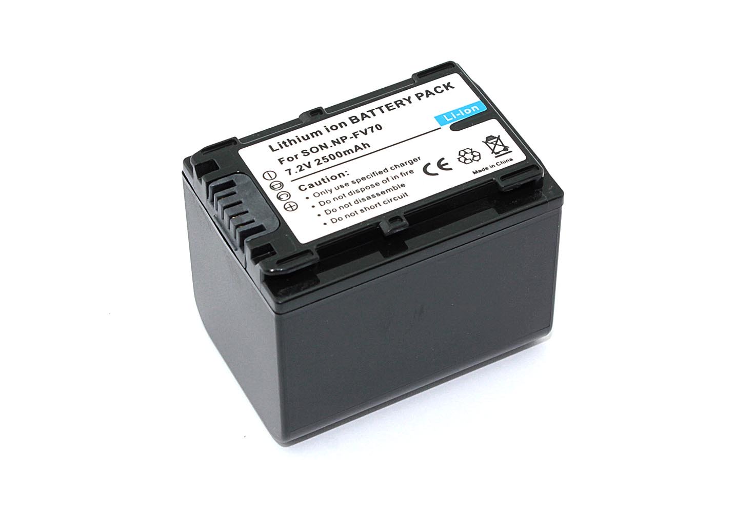 Аккумуляторная батарея для видеокамеры Sony DCR-DVD (NP-FV70) 7.2V 2500mAh