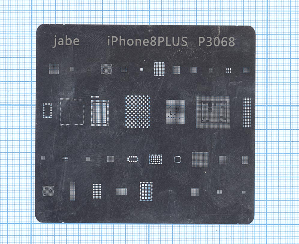 Трафарет BGA для iPhone 8 Plus тонкий