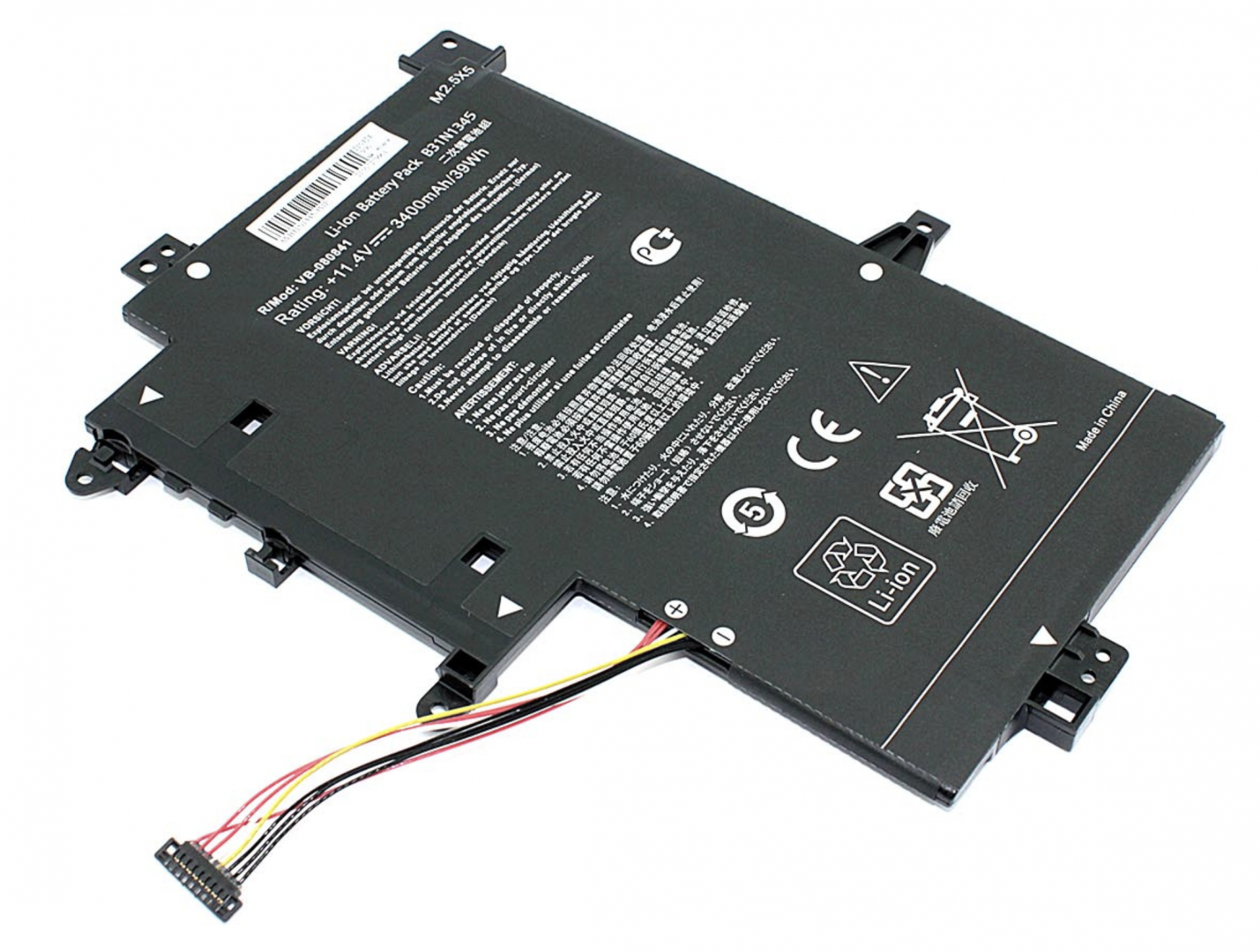 Аккумулятор ASUS Transformer Book Flip TP500LB 11.4V, 3400mAh, OEM