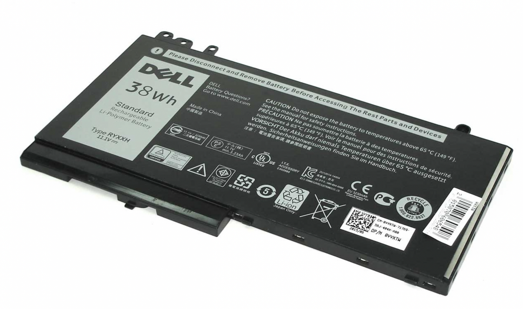 Аккумулятор DELL Latitude E5250 11.1, 38Wh, Original