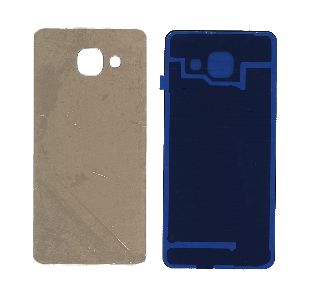 Задняя крышка для Samsung A310F Galaxy A3 (2016) золотая