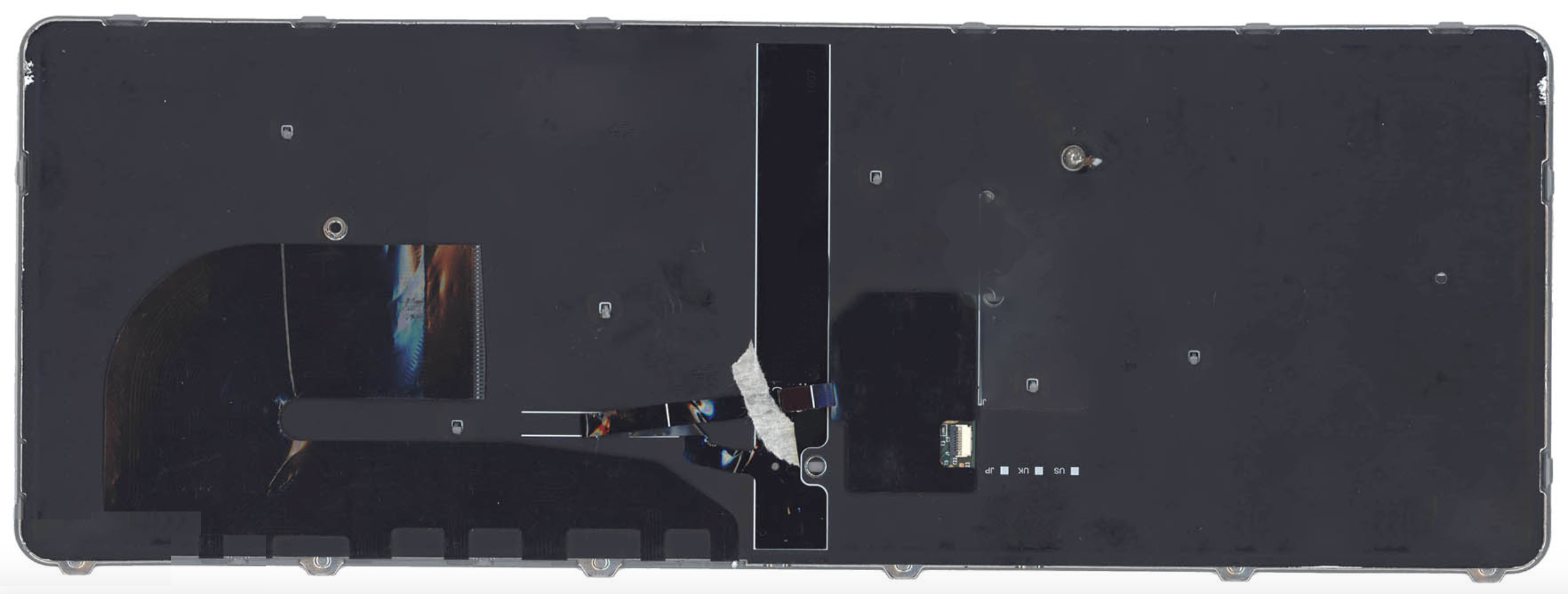 Клавиатура HP Elitebook 745 G3 с серой рамкой, с указателем, подсветкой OEM