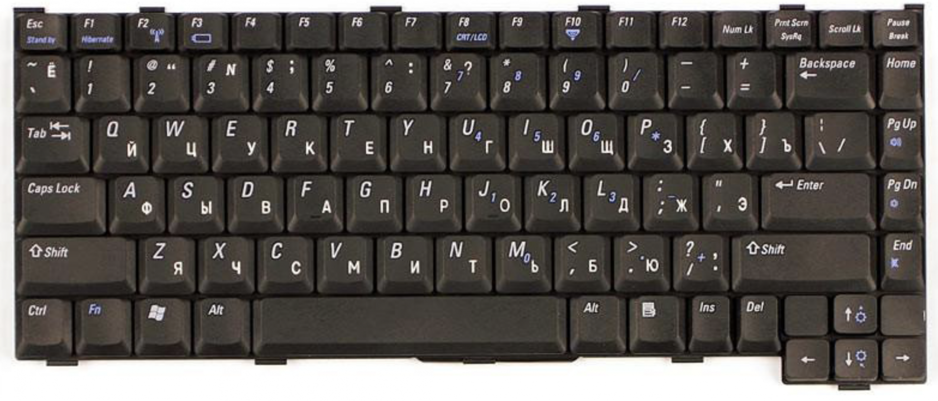 Клавиатура Dell Inspiron 1200 OEM